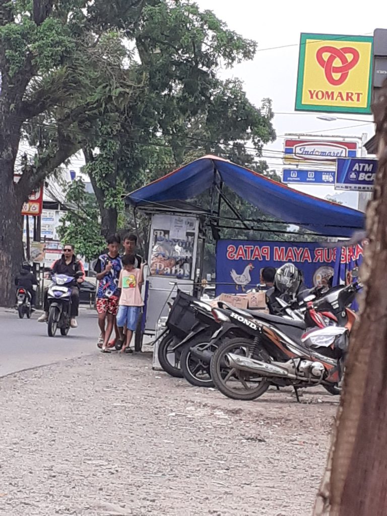 Siapa Yang Menertibkan, Sejumlah Lapak Di Ruas Jalan Provinsi dan Pohon Mahoni Jadi Ancaman Warga.