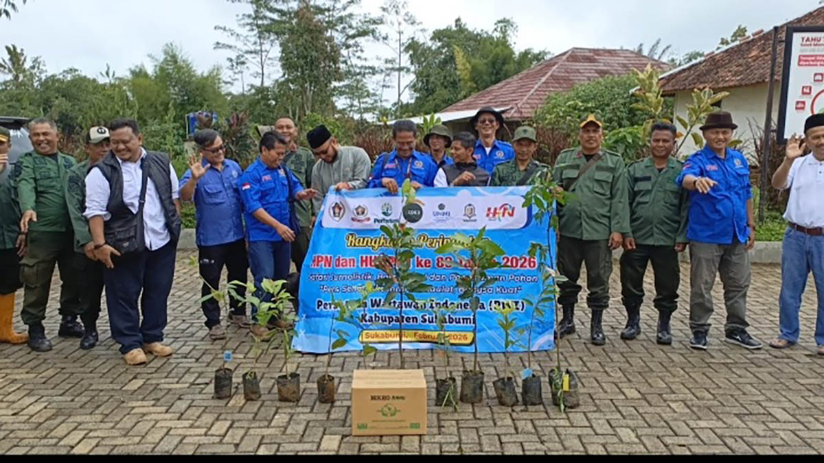 HPN dan HUT PWI ke-80: PWI Kabupaten Sukabumi Gelar Kegiatan Sosial dan Peduli Lingkungan.