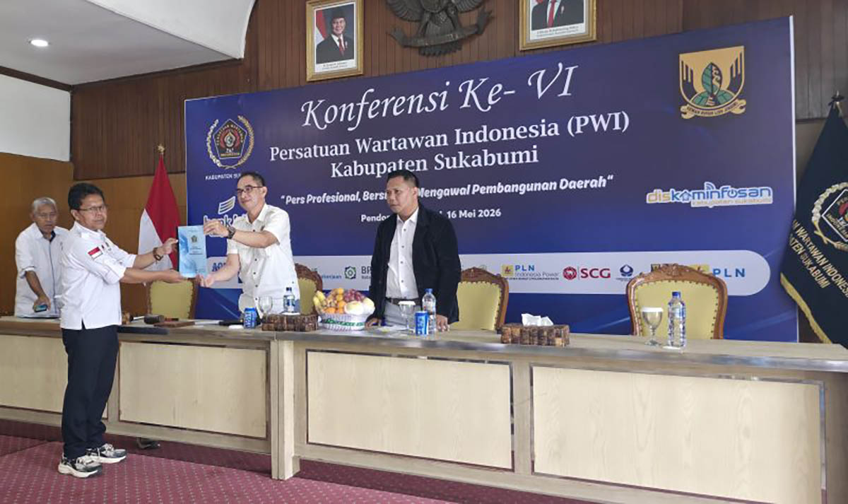 Bah Anom Terpilih Aklamasi Pimpin PWI Kabupaten Sukabumi, Usung Semangat “MASAGI” dan PWI KUAT