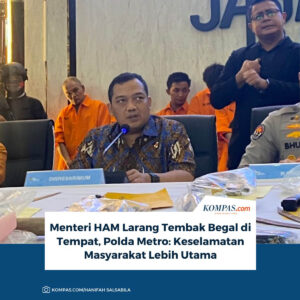 Menteri HAM Larang Tembak Begal Di Tempat