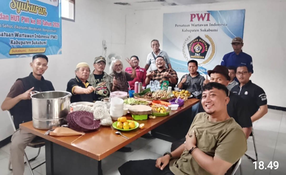 PWI Kabupaten Sukabumi Rayakan Iduladha dengan Silaturahmi & Makan Bersama, Usung Semangat MASAGI